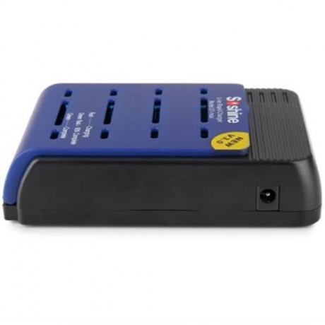 SOSHINE S1MAX - V3 LED INDICATOR LIGHT 4-SLOT 18650 17650 BATTERY CHARGER - 100 - 240V (BL