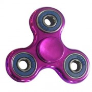 PLASTIC FINGER GYRO STRESS RELIEF TOY EDC FIDGET SPINNER (PURPLE)