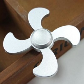 STRESS RELIEF TOY EDC METAL FIDGET SPINNER (SILVER)