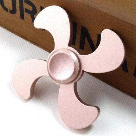STRESS RELIEF TOY EDC METAL FIDGET SPINNER (ROSE GOLD)