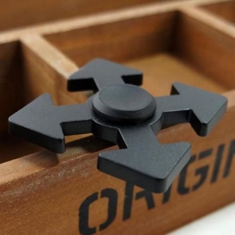 HAND PLAYTHING ARROWS SHAPED EDC FIDGET SPINNER (BLACK)