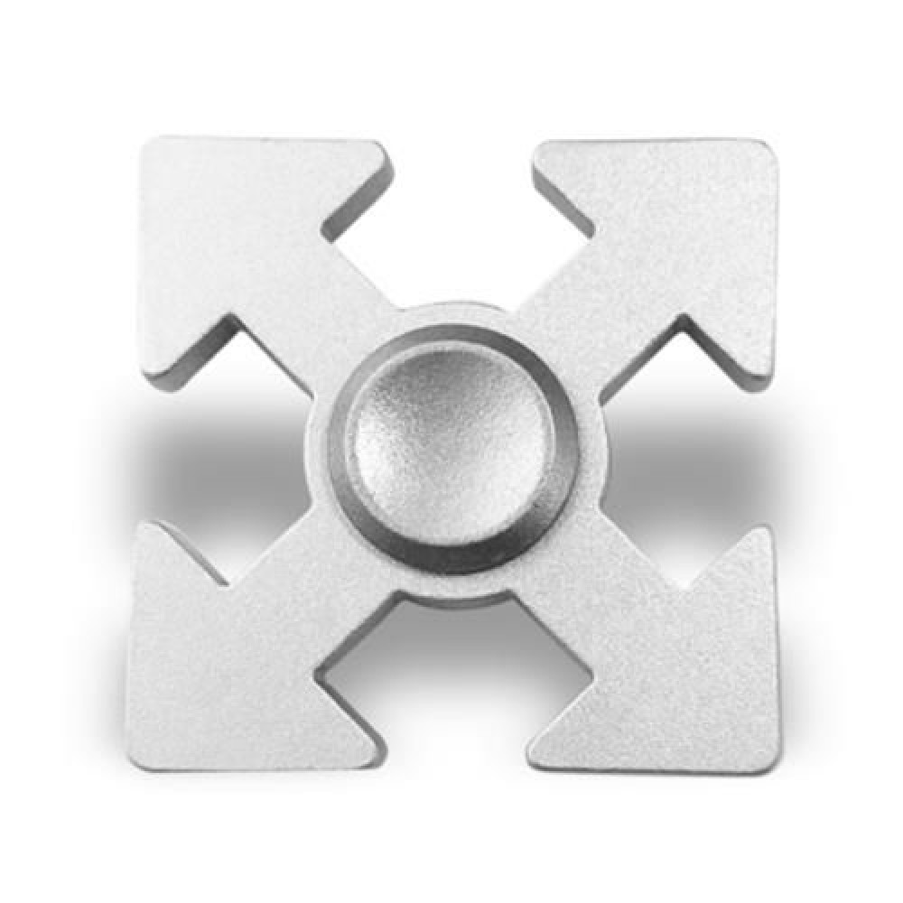 HAND PLAYTHING ARROWS SHAPED EDC FIDGET SPINNER (SILVER)