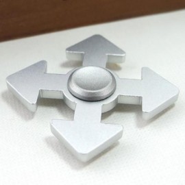 HAND PLAYTHING ARROWS SHAPED EDC FIDGET SPINNER (SILVER)
