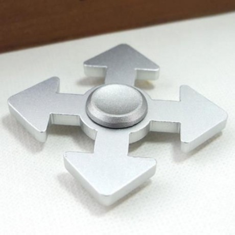 HAND PLAYTHING ARROWS SHAPED EDC FIDGET SPINNER (SILVER)