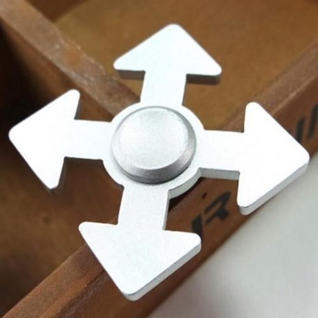 HAND PLAYTHING ARROWS SHAPED EDC FIDGET SPINNER (SILVER)