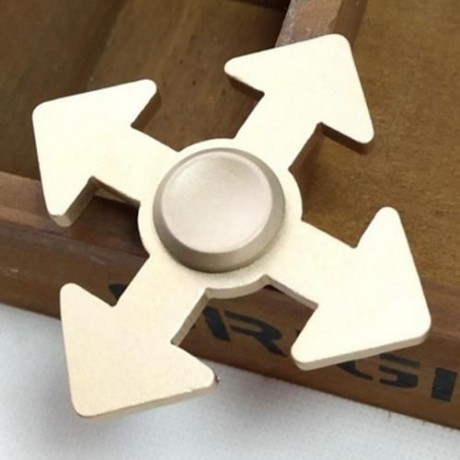 HAND PLAYTHING ARROWS SHAPED EDC FIDGET SPINNER (GOLDEN)