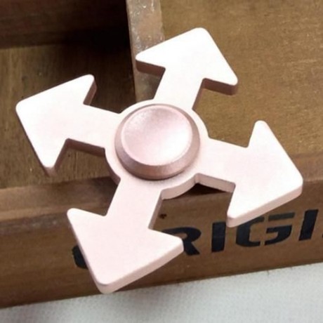 HAND PLAYTHING ARROWS SHAPED EDC FIDGET SPINNER (ROSE GOLD)