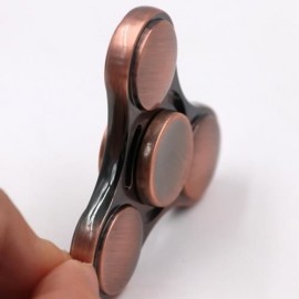 ANTI-STRESS FIDDLE TOY FIDGET METAL SPINNER (COPPER COLOR)