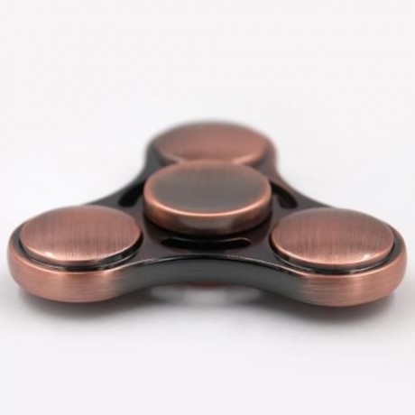 ANTI-STRESS FIDDLE TOY FIDGET METAL SPINNER (COPPER COLOR)