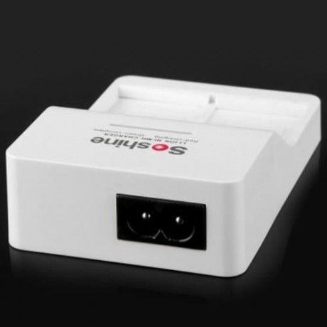 SOSHINE V1 9 VOLT 2-SLOT LI-ION NI-MH SMART BATTERY CHARGER - 250V (WHITE)