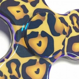 COLOURED OIL PAINTING HAND SPINNER EDC TOY FINGER GYRO (LEOPARD)