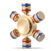 ALLOY FIDGET SPINNER FUNNY STRESS RELIEVER RELAXATION GIFT (GOLDEN)