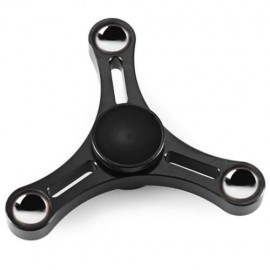TRIANGLE ALUMINUM ALLOY ADHD FIDGET SPINNER WITH THREE BEADS STRESS RELIEVER ADULT FIDGETI