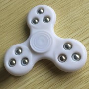 9 BEADS FINGERTIP STRESS RELIEF TOY FINGER GYRO SPINNER (WHITE)