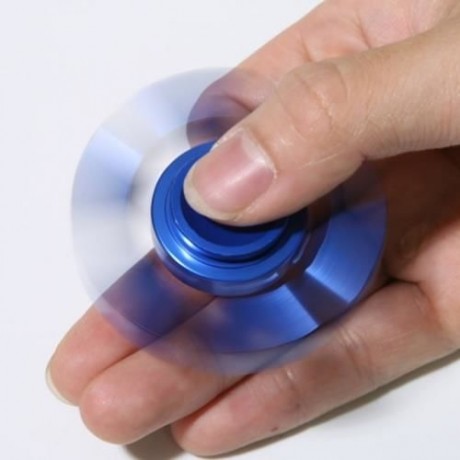 STRESS RELIEF TOY RUDDER FIDGET METAL SPINNER (ROYAL)