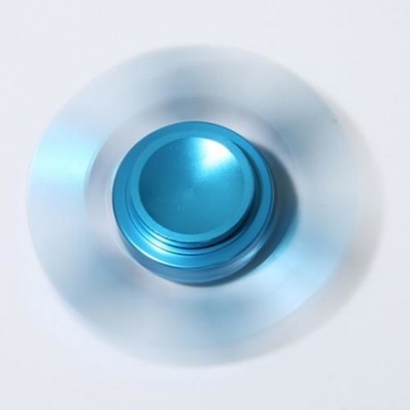 STRESS RELIEF TOY RUDDER FIDGET METAL SPINNER (BLUE)
