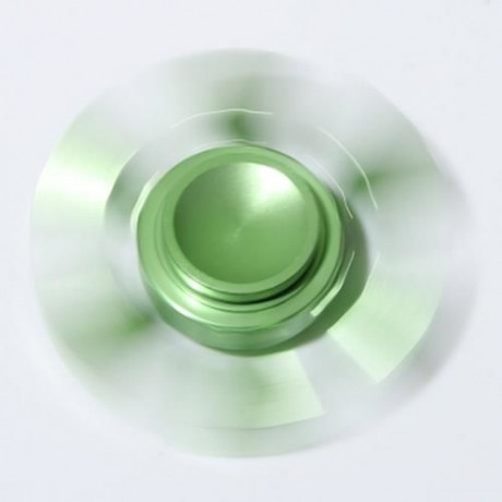 STRESS RELIEF TOY RUDDER FIDGET METAL SPINNER (GREEN)
