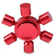 STRESS RELIEF TOY RUDDER FIDGET METAL SPINNER (RED)