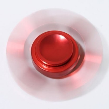 STRESS RELIEF TOY RUDDER FIDGET METAL SPINNER (RED)