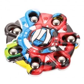 CREATIVE GRAFFITI ROUND FINGER SPINNER (COLORMIX)