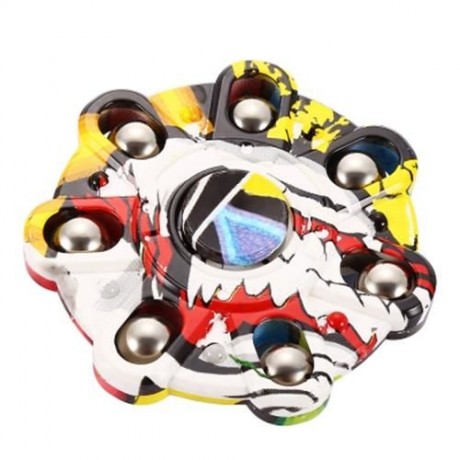 CREATIVE GRAFFITI ROUND FINGER SPINNER (COLORMIX)