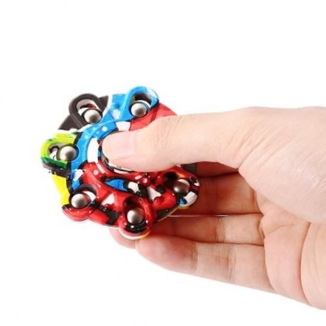CREATIVE GRAFFITI ROUND FINGER SPINNER (COLORMIX)