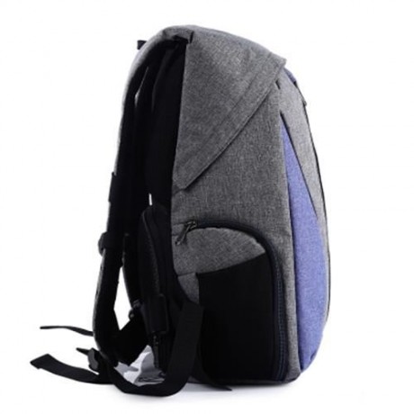 PROWELL DC21439 DSLR CAMERA FLAX PHOTOGRAPHY BAG BACKPACK (PURPLE)