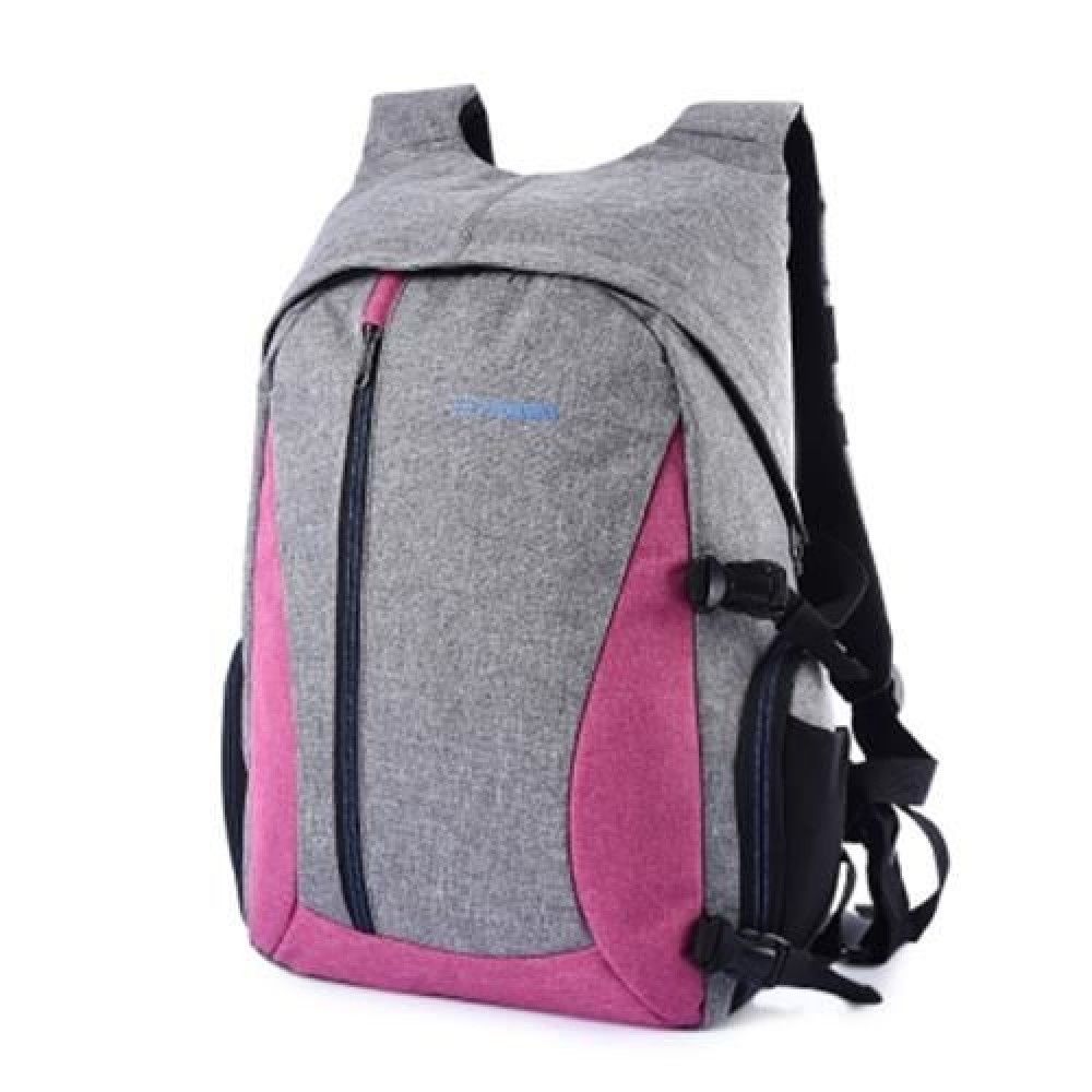 PROWELL DC21439 DSLR CAMERA FLAX PHOTOGRAPHY BAG BACKPACK (RED)