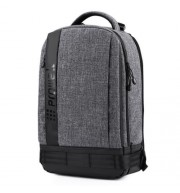 PROWELL DC22095 DSLR CAMERA CANVAS PHOTOGRAPHY BAG BACKPACK (DEEP GRAY)