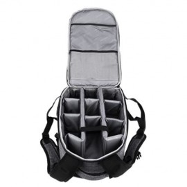 PROWELL DC22095 DSLR CAMERA CANVAS PHOTOGRAPHY BAG BACKPACK (DEEP GRAY)