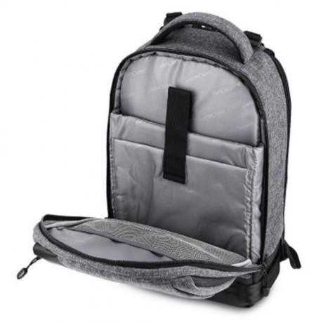 PROWELL DC22095 DSLR CAMERA CANVAS PHOTOGRAPHY BAG BACKPACK (DEEP GRAY)