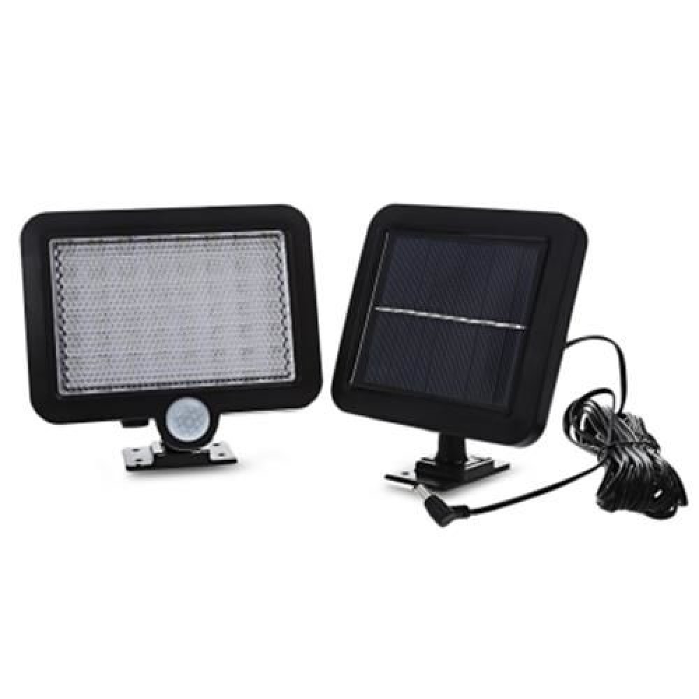 HUMAN BODY INDUCTION SOLAR ENERGY CHARGING WALL LAMP (BLACK)