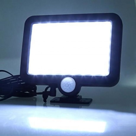 HUMAN BODY INDUCTION SOLAR ENERGY CHARGING WALL LAMP (BLACK)