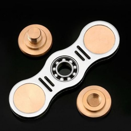 STRESS RELIEF FOCUS TOY EDC FINGER FIDGET SPINNER (GOLDEN)