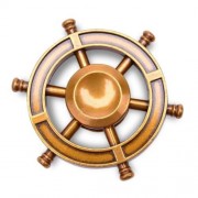 RUDDER SHAPED METAL ADHD FINGERTIP FIDGET SPINNER (GOLDEN)