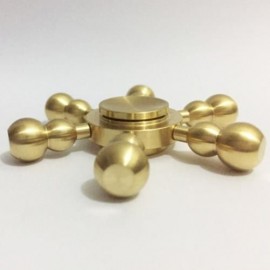 CALABASH RUDDER SHAPED RELIEVING STRESS FINGER GYRO (GOLDEN)