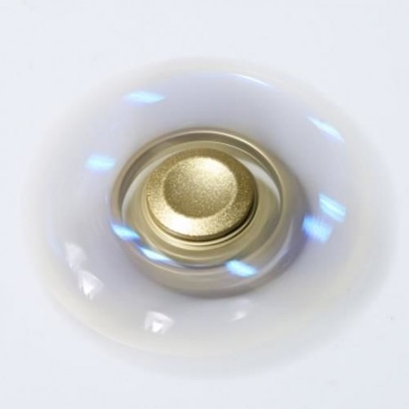 FAKE CRYSTAL EMBELLISHED STRESS RELIEF GYRO FIDGET SPINNER (GOLDEN)