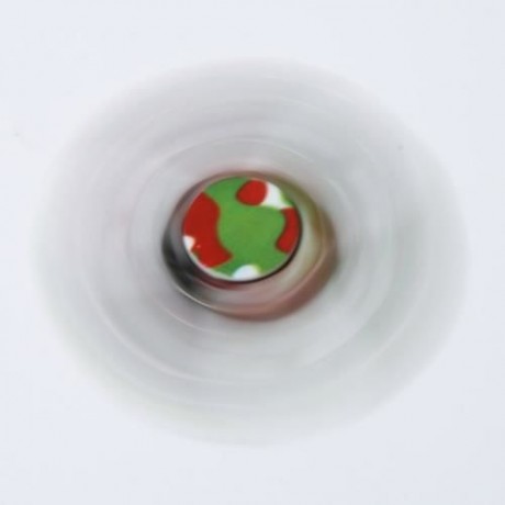 CAMOUFLAGE PRINT STRESS RELIEF FOCUS TOY FIDGET SPINNER (GREEN)