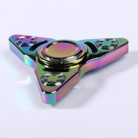 TRIANGLE EDC METAL FIDGET TOY HAND SPINNER (COLORFUL)