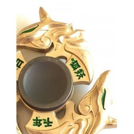 LI BAI THREE DRAGONS TRIANGLE FINGER GYRO HAND SPINNER (GOLDEN)
