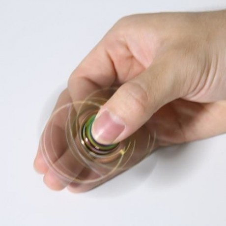 FINGER PLAYTHING ZINC ALLOY FIDGET SPINNER (COLORFUL)