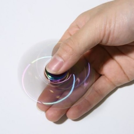 FIDGET TOY STAR COLORFUL METAL GYRO HAND SPINNER (COLORFUL)