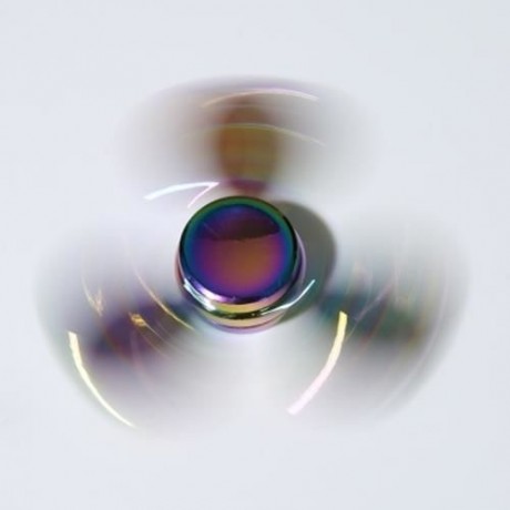 FIDGET TOY STAR COLORFUL METAL GYRO HAND SPINNER (COLORFUL)