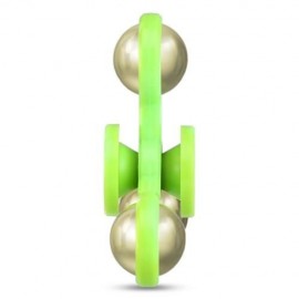 THREE-LEAF ABS FIDGET SPINNER WITH STEEL BALL COUNTERWEIGHT ADHD STRESS RELIEF PRODUCT FID