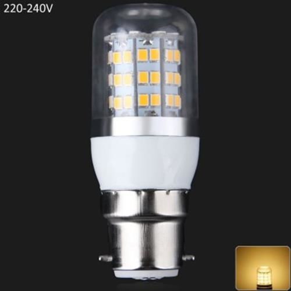 B22 12W 60 X SMD 2835 6000 - 6500K 1100LM LED CORN BULB WITH SILVER EDGE (WARM WHITE)
