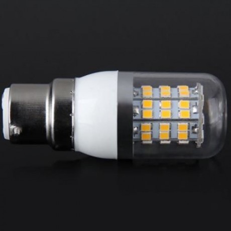 B22 12W 60 X SMD 2835 6000 - 6500K 1100LM LED CORN BULB WITH SILVER EDGE (WARM WHITE)