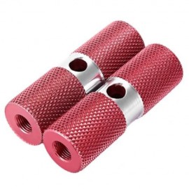 DUUTI PAIRED BMX ALUMINUM ALLOY CYLINDER AXLE PEDAL (RED)
