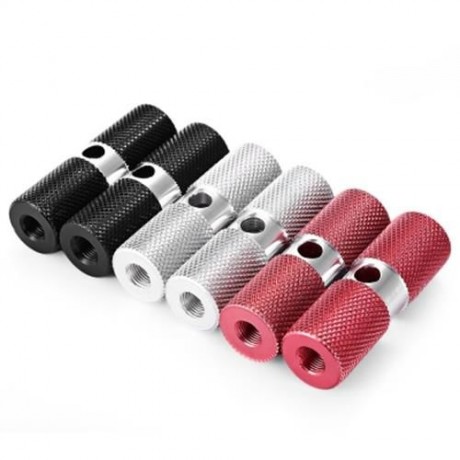 DUUTI PAIRED BMX ALUMINUM ALLOY CYLINDER AXLE PEDAL (RED)