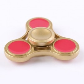 ANTI-STRESS TOY GLITTER FIDGET METAL SPINNER (GOLDEN)