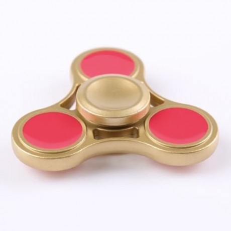 ANTI-STRESS TOY GLITTER FIDGET METAL SPINNER (GOLDEN)